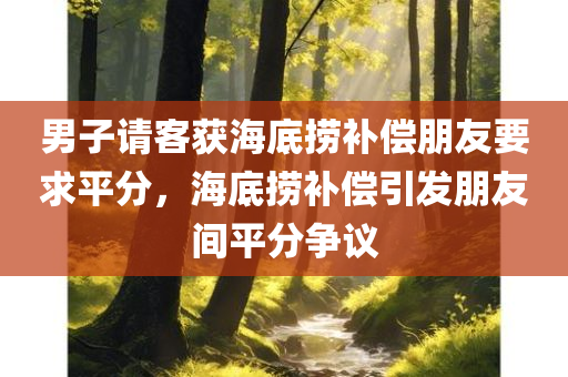 男子请客获海底捞补偿朋友要求平分，海底捞补偿引发朋友间平分争议，海底捞补偿引发朋友间平分争议，男子请客后的权益纷争