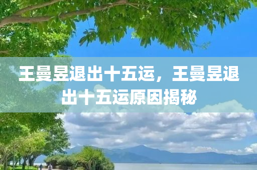 王曼昱退出十五运，王曼昱退出十五运原因揭秘，王曼昱退出十五运原因揭晓