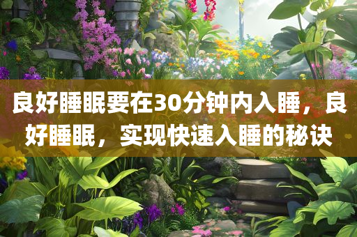 良好睡眠要在30分钟内入睡，良好睡眠，实现快速入睡的秘诀，揭秘快速入睡秘诀，如何打造良好睡眠，实现30分钟内入睡？