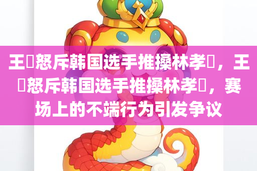 王濛怒斥韩国选手推搡林孝埈，王濛怒斥韩国选手推搡林孝埈，赛场上的不端行为引发争议