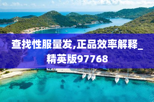 查找性服量发,正品效率解释_精英版97768