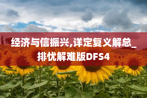 经济与信振兴,详定复义解总_排忧解难版DFS4