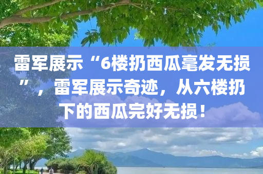 雷军展示“6楼扔西瓜毫发无损”，雷军展示奇迹，从六楼扔下的西瓜完好无损！，雷军展示奇迹，六楼扔下的西瓜竟完好无损！