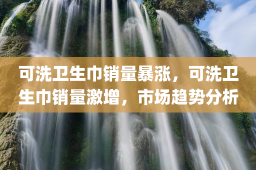 可洗卫生巾销量暴涨，可洗卫生巾销量激增，市场趋势分析，可洗卫生巾销量激增背后的市场趋势分析，销量暴涨背后的原因与前景展望