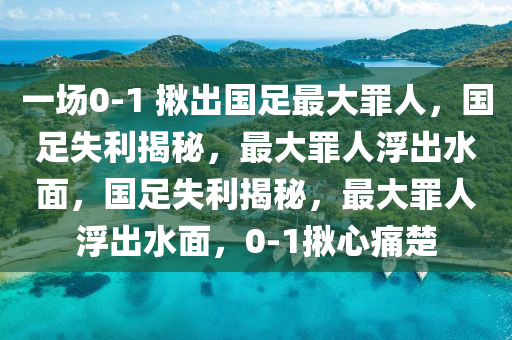 一场0-1 揪出国足最大罪人，国足失利揭秘，最大罪人浮出水面，国足失利揭秘，最大罪人浮出水面，0-1揪心痛楚