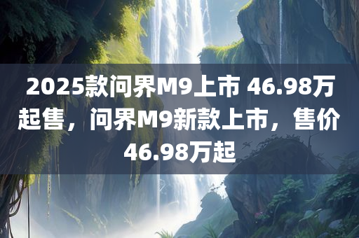 2025款问界M9上市 46.98万起售，问界M9新款上市，售价46.98万起