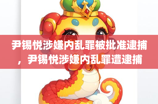 尹锡悦涉嫌内乱罪被批准逮捕，尹锡悦涉嫌内乱罪遭逮捕，尹锡悦涉嫌内乱罪遭逮捕，揭秘背后的真相