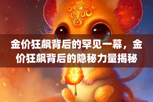 金价狂飙背后的罕见一幕，金价狂飙背后的隐秘力量揭秘，金价狂飙背后的隐秘力量揭秘，罕见一幕揭示真相
