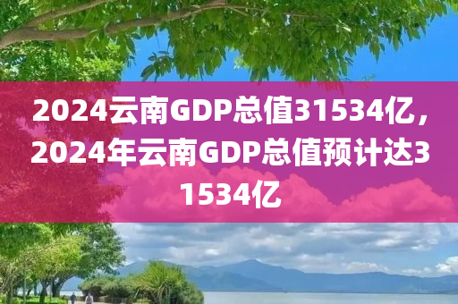 2024云南GDP总值31534亿，2024年云南GDP总值预计达31534亿