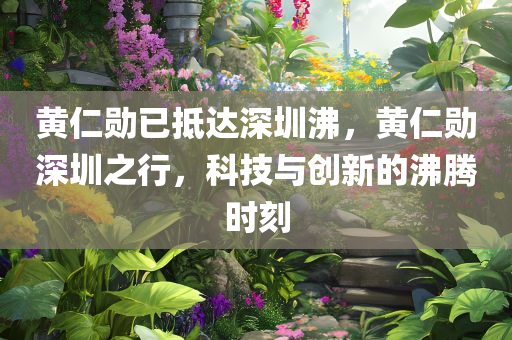 黄仁勋已抵达深圳沸，黄仁勋深圳之行，科技与创新的沸腾时刻，黄仁勋深圳之行，科技与创新热潮的沸腾时刻