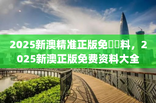 2025新澳精准正版免費資料，2025新澳正版免费资料大全