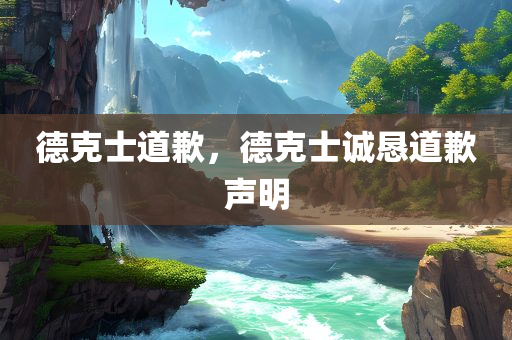 德克士道歉，德克士诚恳道歉声明，德克士诚恳道歉声明，反思并改进服务质量