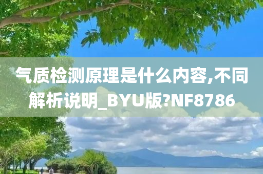气质检测原理是什么内容,不同解析说明_今晚必出三肖2025_2025新澳门精准免费提供·精确判断BYU版?NF8786