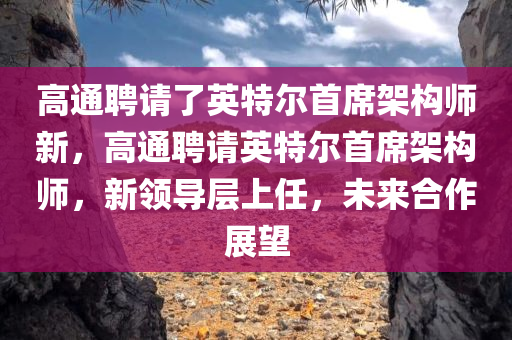 高通聘请了英特尔首席架构师新，高通聘请英特尔首席架构师，新领导层上任，未来合作展望