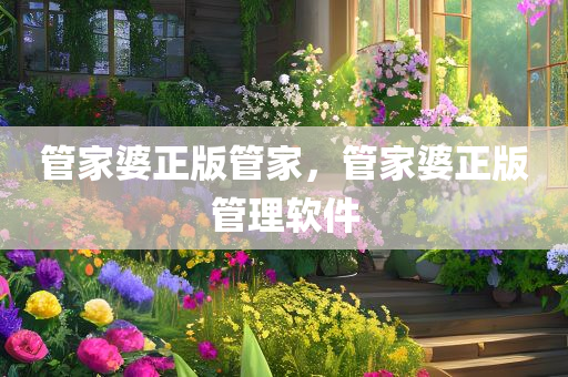 管家婆正版管家，管家婆正版管理软件，管家婆正版管理软件，全面升级的管家婆管理解决方案