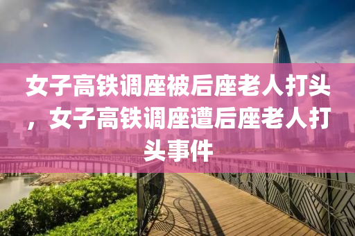女子高铁调座被后座老人打头，女子高铁调座遭后座老人打头事件