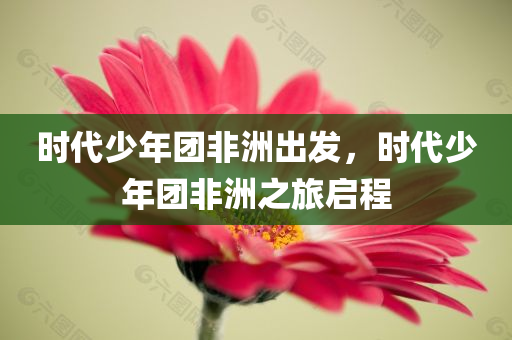 时代少年团非洲出发，时代少年团非洲之旅启程