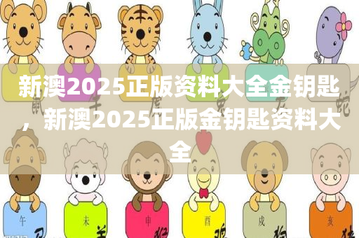 新澳2025正版资料大全金钥匙，新澳2025正版金钥匙资料大全