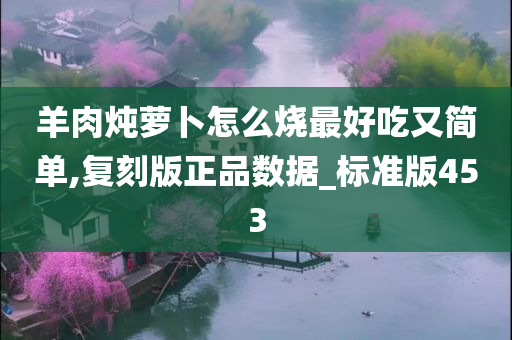 羊肉炖萝卜怎么烧最好吃又简单,复刻版正品数据_标准版453