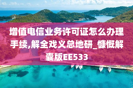 增值电信业务许可证怎么办理手续,解全戏义总地研_慷慨解囊版EE533