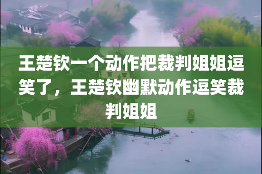 王楚钦一个动作把裁判姐姐逗笑了，王楚钦幽默动作逗笑裁判姐姐，王楚钦幽默动作引裁判姐姐发笑