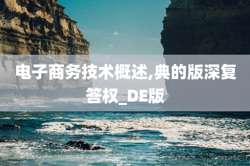 电子商务技术概述,典的版深复答权_DE版