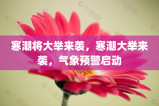 寒潮将大举来袭，寒潮大举来袭，气象预警启动
