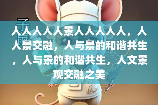 人人人人人景人人人人人，人人景交融，人与景的和谐共生，人与景的和谐共生，人文景观交融之美