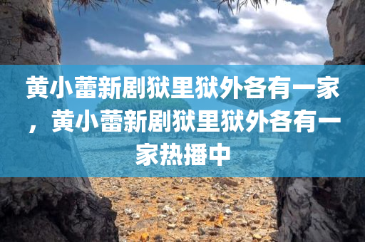 黄小蕾新剧狱里狱外各有一家，黄小蕾新剧狱里狱外各有一家热播中