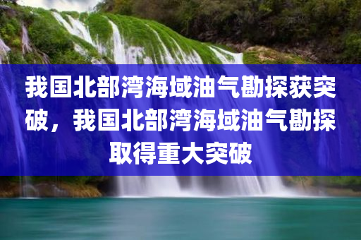我国北部湾海域油气勘探获突破，我国北部湾海域油气勘探取得重大突破