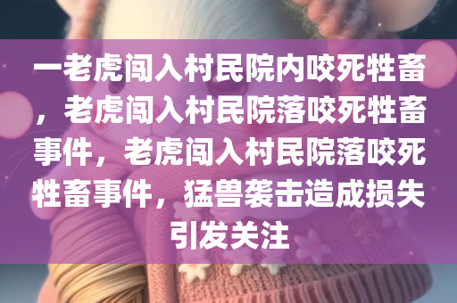 一老虎闯入村民院内咬死牲畜，老虎闯入村民院落咬死牲畜事件，老虎闯入村民院落咬死牲畜事件，猛兽袭击造成损失引发关注