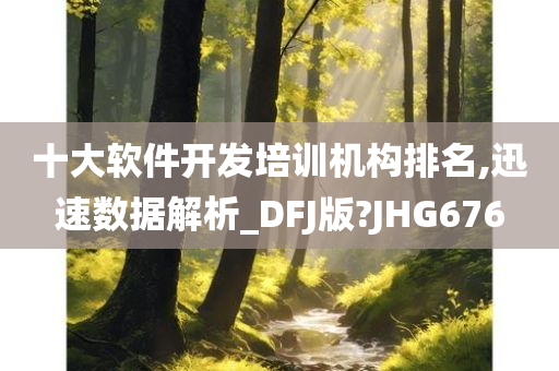 十大软件开发培训机构排名,迅速数据解析_DFJ版?JHG676