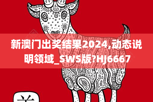 新澳门出奖结果2024,动态说明领域_SWS版?HJ6667