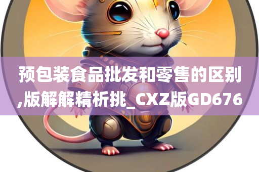 预包装食品批发和零售的区别,版解解精析挑_CXZ版GD676