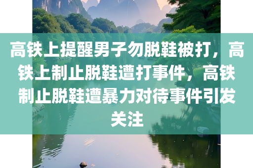 高铁上提醒男子勿脱鞋被打，高铁上制止脱鞋遭打事件，高铁制止脱鞋遭暴力对待事件引发关注