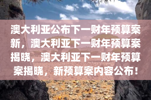 澳大利亚公布下一财年预算案新，澳大利亚下一财年预算案揭晓，澳大利亚下一财年预算案揭晓，新预算案内容公布！