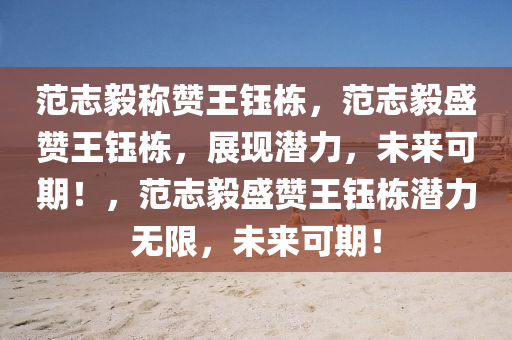 范志毅称赞王钰栋，范志毅盛赞王钰栋，展现潜力，未来可期！，范志毅盛赞王钰栋潜力无限，未来可期！