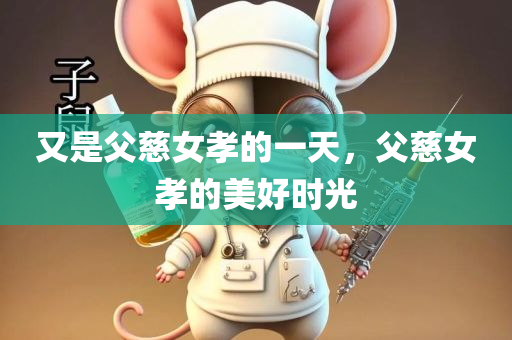 又是父慈女孝的一天，父慈女孝的美好时光