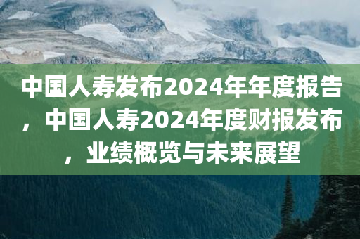 中国人寿发布2024年年度报告，中国人寿2024年度财报发布，业绩概览与未来展望，中国人寿2024年度财报发布，业绩概览与未来展望分析