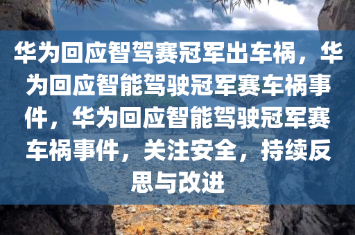 华为回应智驾赛冠军出车祸，华为回应智能驾驶冠军赛车祸事件，华为回应智能驾驶冠军赛车祸事件，关注安全，持续反思与改进