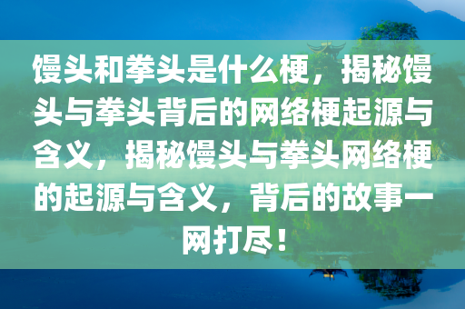 馒头和拳头是什么梗，揭秘馒头与拳头背后的网络梗起源与含义，揭秘馒头与拳头网络梗的起源与含义，背后的故事一网打尽！