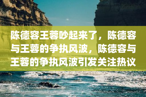 陈德容王蓉吵起来了，陈德容与王蓉的争执风波，陈德容与王蓉的争执风波引发关注热议