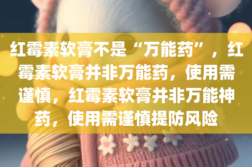 红霉素软膏不是“万能药”，红霉素软膏并非万能药，使用需谨慎，红霉素软膏并非万能神药，使用需谨慎提防风险