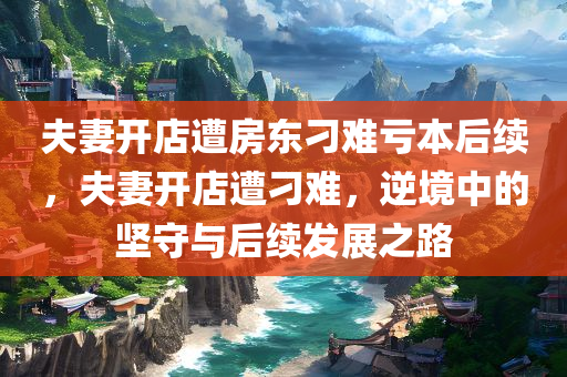 夫妻开店遭房东刁难亏本后续，夫妻开店遭刁难，逆境中的坚守与后续发展之路，逆境中的坚守与后续发展，夫妻开店遭遇刁难后的故事