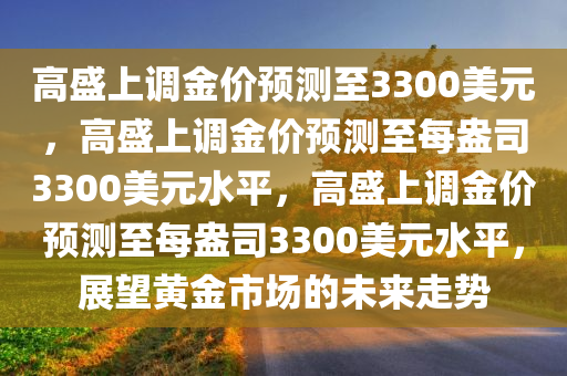 高盛上调金价预测至3300美元，高盛上调金价预测至每盎司3300美元水平，高盛上调金价预测至每盎司3300美元水平，展望黄金市场的未来走势
