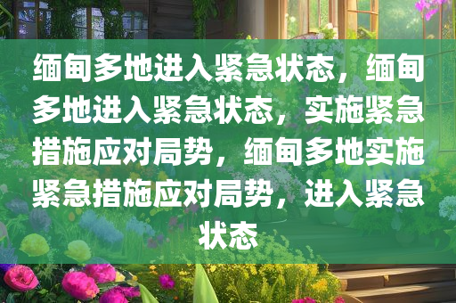 缅甸多地进入紧急状态，缅甸多地进入紧急状态，实施紧急措施应对局势，缅甸多地实施紧急措施应对局势，进入紧急状态