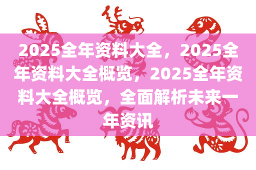 2025全年资料大全，2025全年资料大全概览，2025全年资料大全概览，全面解析未来一年资讯