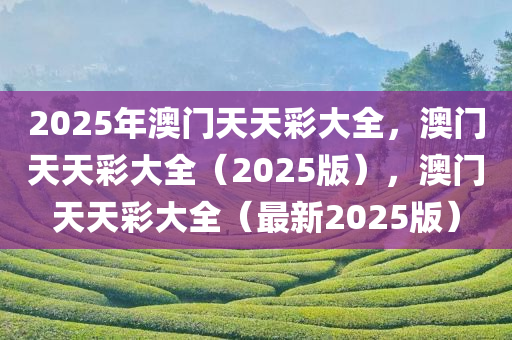 2025年澳门天天彩大全，澳门天天彩大全（2025版），澳门天天彩大全（最新2025版）