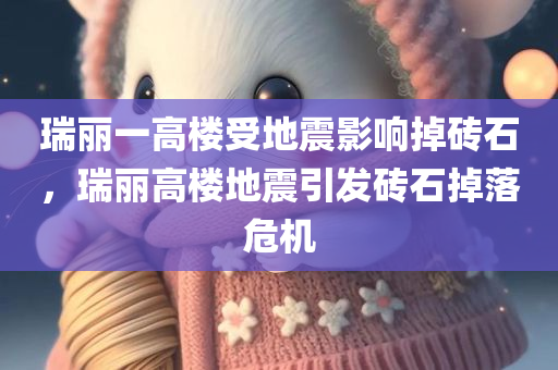 瑞丽一高楼受地震影响掉砖石，瑞丽高楼地震引发砖石掉落危机