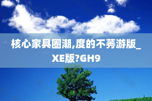 核心家具圈潮,度的不莠游版_XE版?GH9